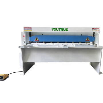 high quality  electric guillotine carpet shearing machine 6*1500 for cutting carpet
